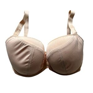 Flirtelle Bra Emma Padded Balconette 32L Beige Nude Underwire FL9131 Coquette